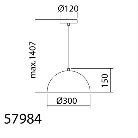 Lampa wisząca GOKO zielony Ø30cm 1xE27