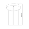 Milagro Zawiesie Plafon MAQ 18W / 24W / 50W ML0443