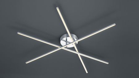 Lampa sufitowa Trio 671610307 srebrny