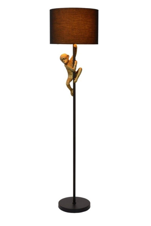 Lampa podłogowa Lucide EXTRAVAGANZA CHIMP 10702/81/30 czarny/złoty