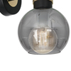 Milagro Kinkiet OMEGA BLACK/GOLD 1xE27 MLP6528 CZARNY / ZŁOTY