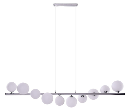 Lampa wisząca SYBILLA 10 PENDANT CH Azzardo AZ2100 white / chrome