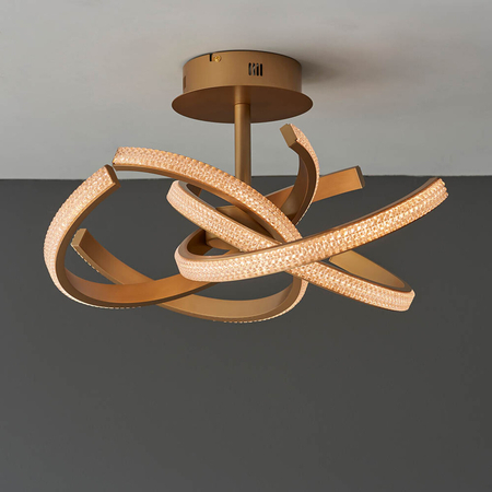 Lampa sufitowa Endon Lighting Lorenzo 97617 złoty
