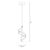 Milagro Lampa wisząca LARGO 10W LED ML1041 ZŁOTY