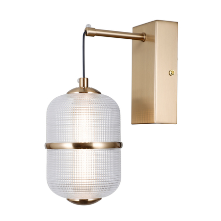 Kinkiet Italux Alani WL-34375-1-HBR Złoty