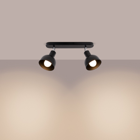 Sollux Lighting Plafon ELBA 2 czarny SL.1317