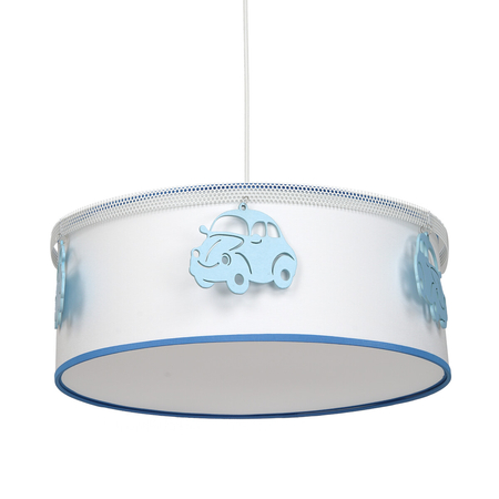 Milagro Lampa wisząca AUTOMOBILE 1xE27 MLP8284 BIAŁY / NIEBIESKI