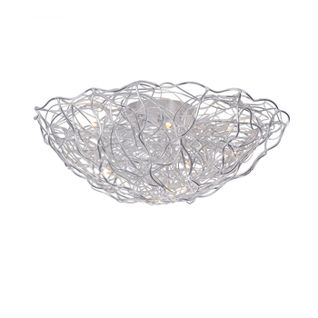 Lampa sufitowa SAREA Zuma Line 6190-21 srebrny