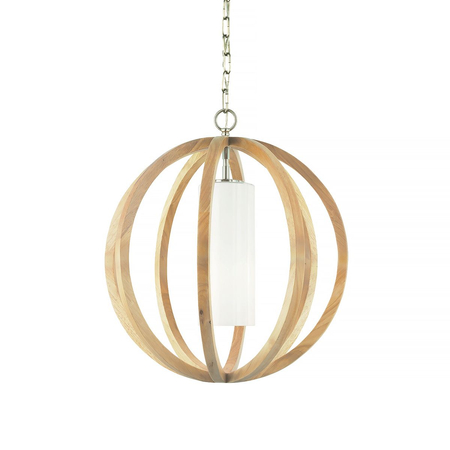 Lampa wisząca Elstead Lighting Allier drewniany FE-ALLIER-P-S-LW