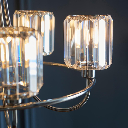 Lampa wisząca Endon Lighting Berenice 104108 nikiel