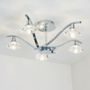 Lampa sufitowa Endon Lighting Langella LANGELLA-5CH chrom