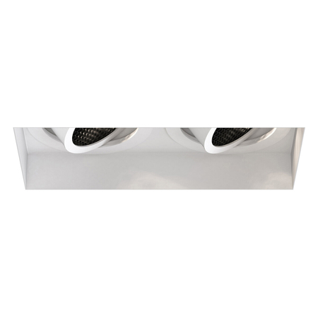 Spot Astro Trimless Square Twin Adjustable 1248022 Matowy Biały