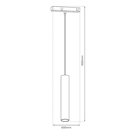 Milagro MAGNETIC TRACK 7W 3000K ML8931 CZARNY