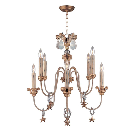 Żyrandol Elstead Lighting Mignon złoty FB-MIGNON8