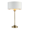 Lampa stołowa Endon Lighting Highclere 104054 mosiądz