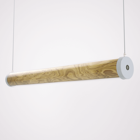 Lampa LED Wooden TUBE Olive Wi-Fi-Control