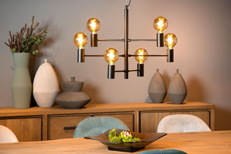 Lampa wisząca Lucide LEANNE 21421/06/30 czarny