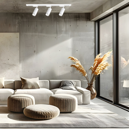 Milagro Zestaw Oprawa Mica Track Biały + Chrom 3xGU10 1m ML2105 BIAŁY