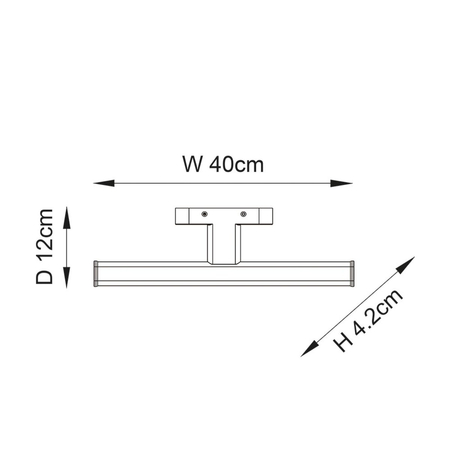 Kinkiet Endon Lighting Axis 76658 chrom