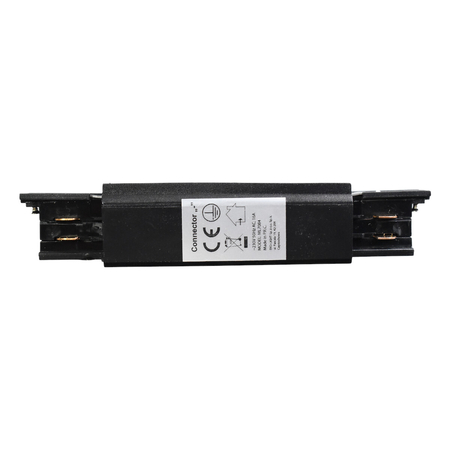 Eko-Light Łącznik Lampy Track Light Czarny 3-obwodowy Typ: Prosty ML7084 CZARNY