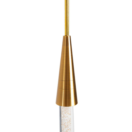 Glamour Lampa wisząca Abigali Melted Gold 3W 3000K, złoty