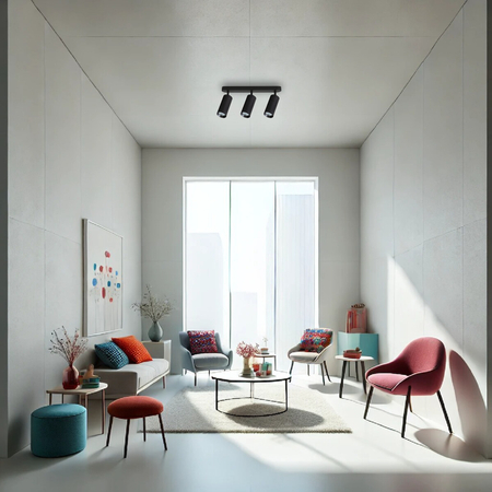 Milagro Oprawa Mica Spot Czarny 3xGU10 ML1147 CZARNY