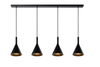 Lampa wisząca Lucide GIPSY 35410/04/30 czarny