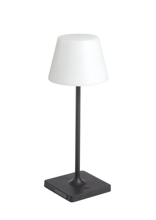 Lampa stołowa MASH czarny 2W 3000K IP44 akumulatorowa przenośna, ściemnianie