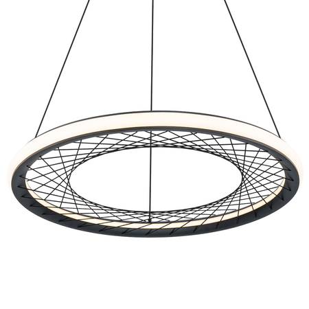 Milagro Lampa wisząca NEST 43W LED śr. 61cm ML0524 CZARNY