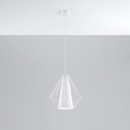 Sollux Lighting Lampa wisząca DEMI biała SL.0297