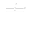 Kinkiet PIN LED S Nowodvorski 8127 czarny