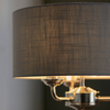 Lampa stołowa Endon Lighting Highclere 99149 nikiel