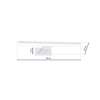 Milagro Kinkiet Shine 30cm 7W LED Biały ML3874 BIAŁY