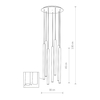 Lampa wisząca Nowodvorski 8918 Laser
