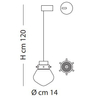 Lampa wisząca Sillux SP7-295 Light Heart