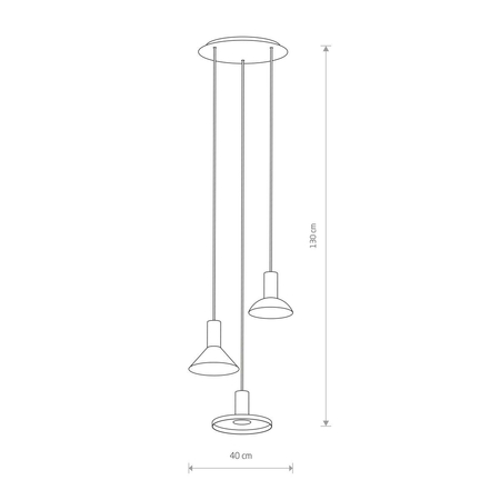 Lampa wisząca HERMANOS Nowodvorski 10905 czarny