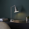 Lampa stołowa Endon Lighting Hal 97836 nikiel