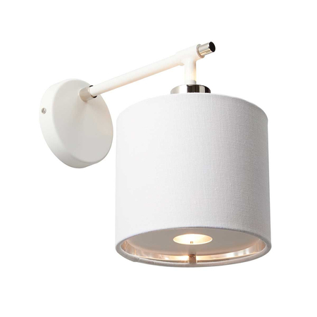 Kinkiet Elstead Lighting Balance biały/srebrny BALANCE1-WPN