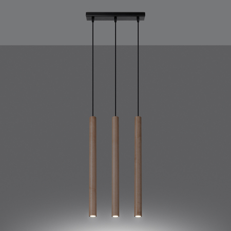Sollux Lighting Lampa wisząca PASTELO 3L złota SL.1171