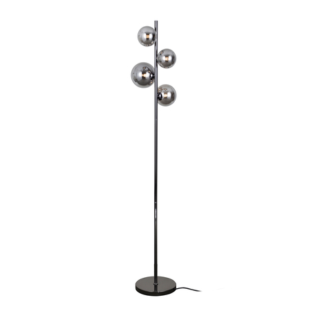 Lampa podłogowa Italux FL-406007-4-BCR czarny perłowy