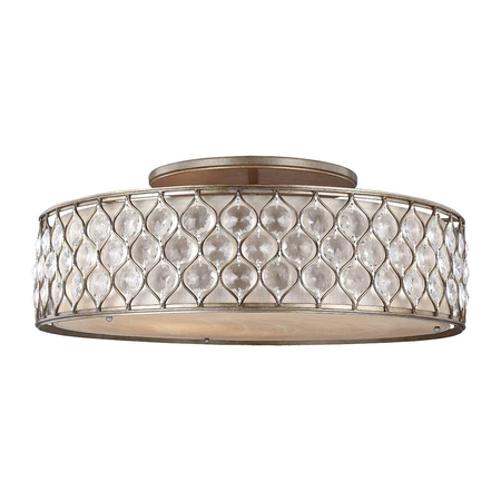 Plafon Elstead Lighting Lucia srebrny FE-LUCIA-6SF-L