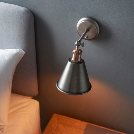 Kinkiet Endon Lighting Hal 92866 patyna