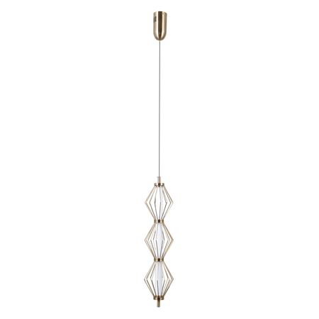 Lampa wisząca Italux Sevil PND-34403-3V-HBR Złoty
