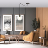 Lampa wisząca LEVEL 1 BL TRANSPARENT Emibig 756/1 czarny