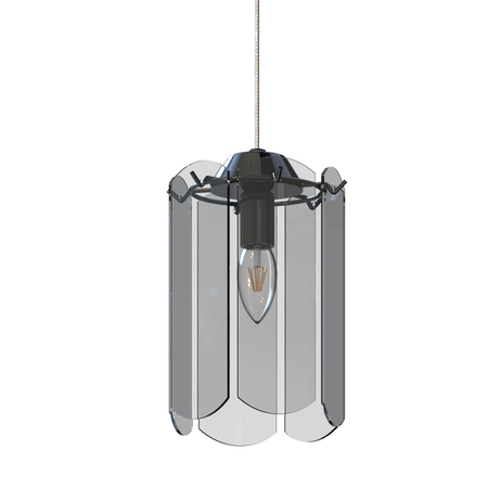 Lampa wisząca Zuma Line MD3523-1-EBCN NIRA LAMPA WISZĄCA CZARNA/BLACK