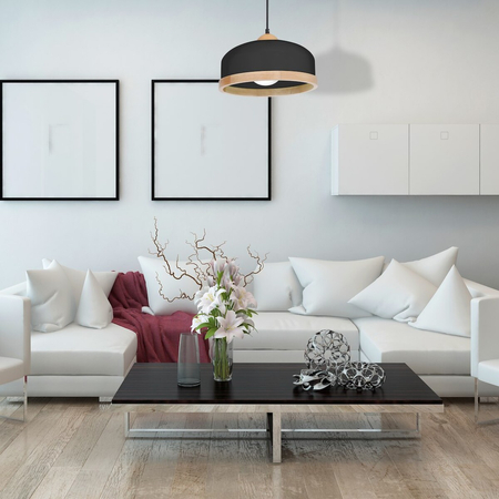 Milagro Lampa wisząca STUDIO BLACK 1xE27 MLP8851 CZARNY