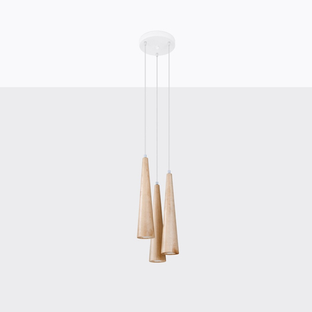 Sollux Lighting Lampa wisząca TALEJA 1 biała [E27] SL.0983