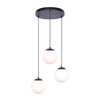 Lampa wisząca CAMINA Kaja K-4746 biały/czarny