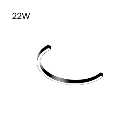Alpina System Owalny róg LED Greenie 22W 4000K CRI80