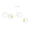Lampa sufitowa RAGNAR 4A WHITE GOLD Emibig 1033/4A biały/złoty